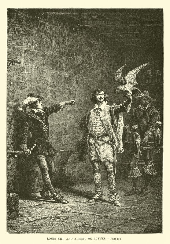 Louis XIII ve Albert de Luynes by French School