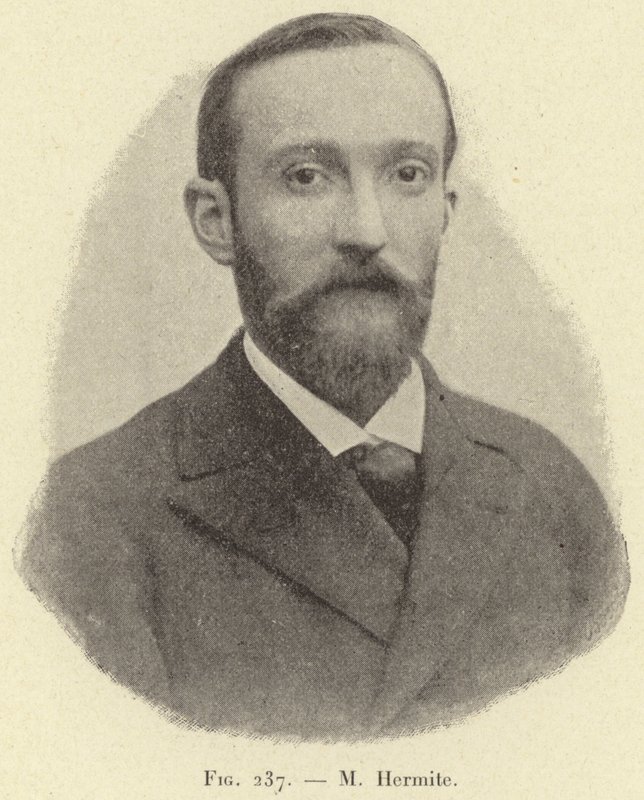 M Hermite (gravür) by French School