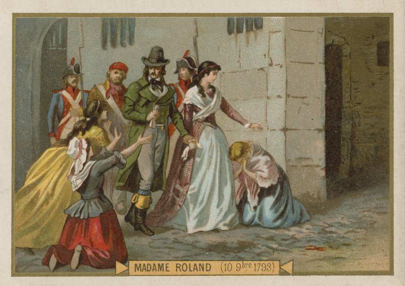 Madam Roland, Fransız devrimci by French School