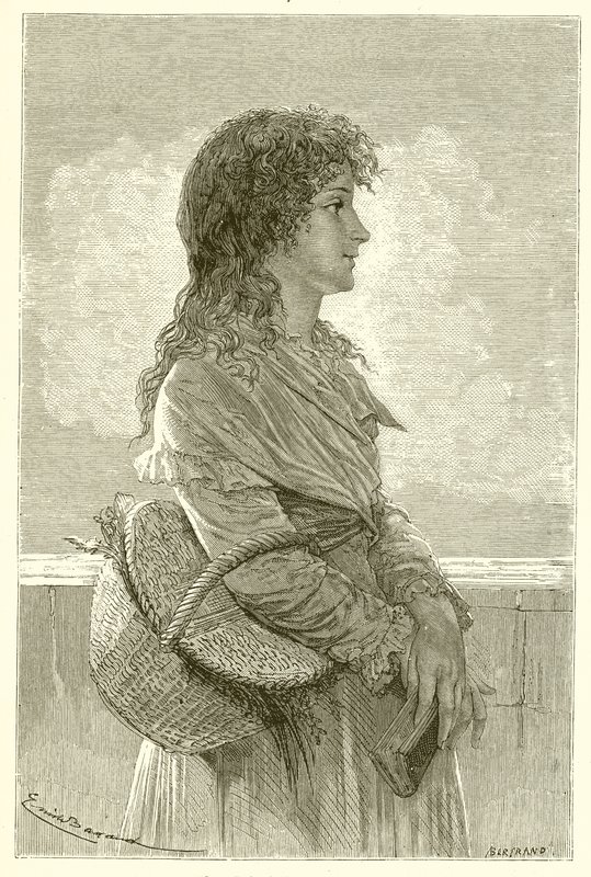 Madam Roland çocukluğunda by French School