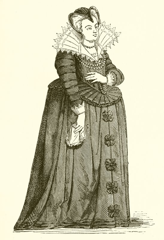 dul olarak Mary de Medici by French School