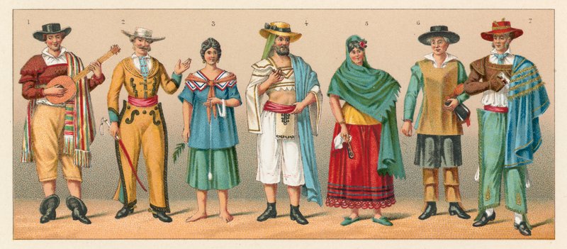 Meksika Kostümü by French School