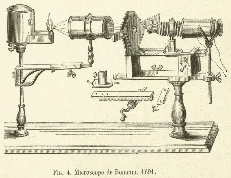 Bonanni mikroskobu by French School