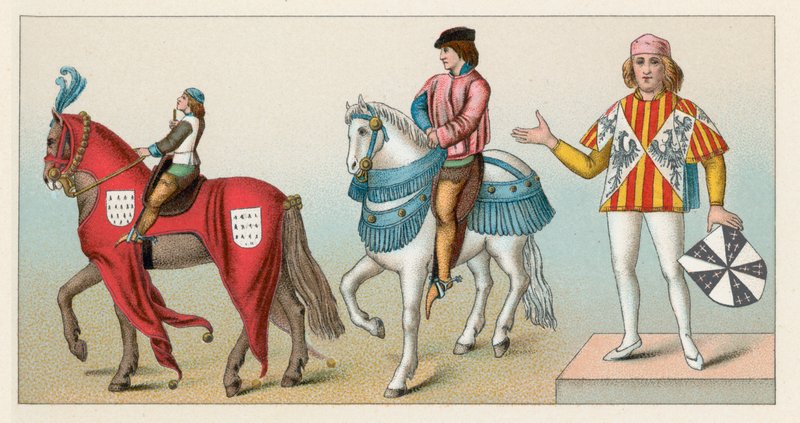 Orta Çağ Kostümü by French School
