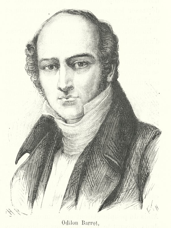 Odilon Barrot (gravür) by French School