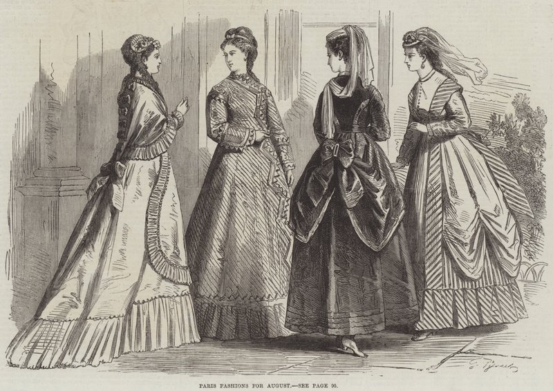 Ağustos ayı Paris Modası by French School