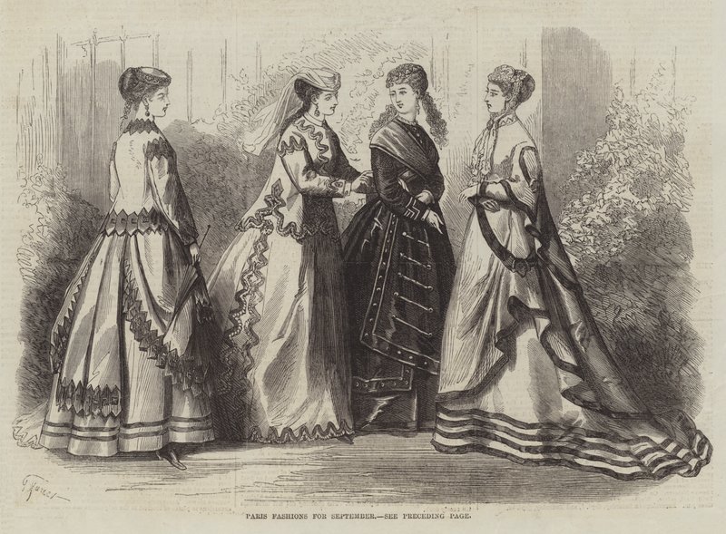 Eylül ayı Paris Modası by French School