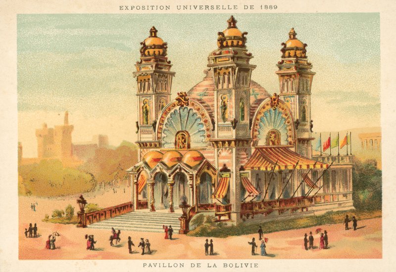 Bolivya Pavyonu, Exposition Universelle 1889, Paris by French School