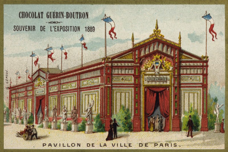 Paris Şehri Pavyonu (chromolitho) by French School