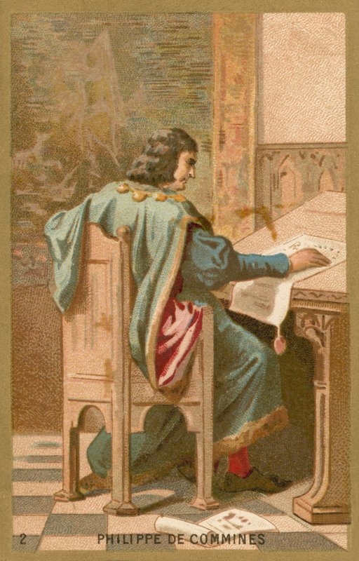 Philippe de Commines, Flaman yazar ve diplomat by French School