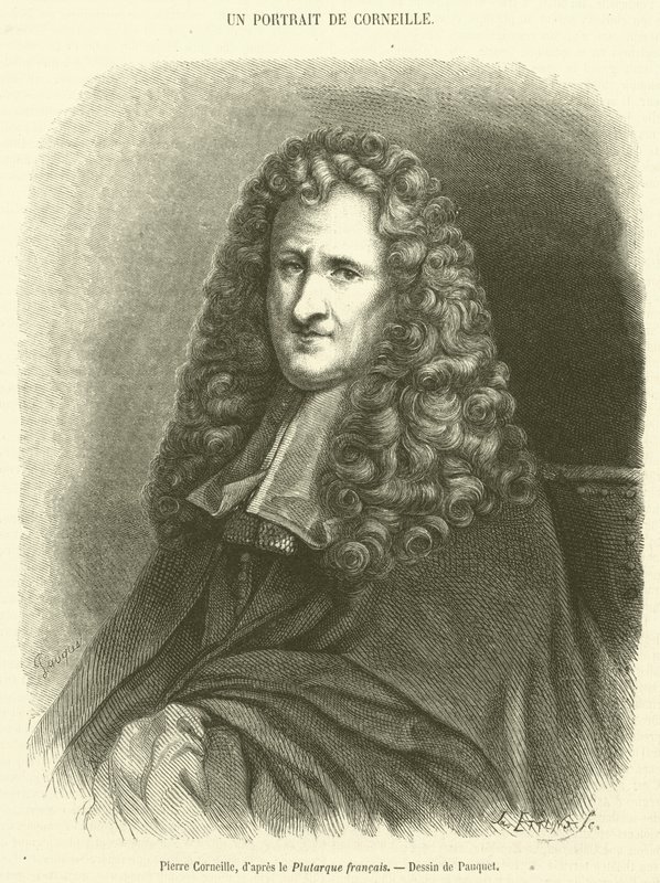 Pierre Corneille (gravür) by French School