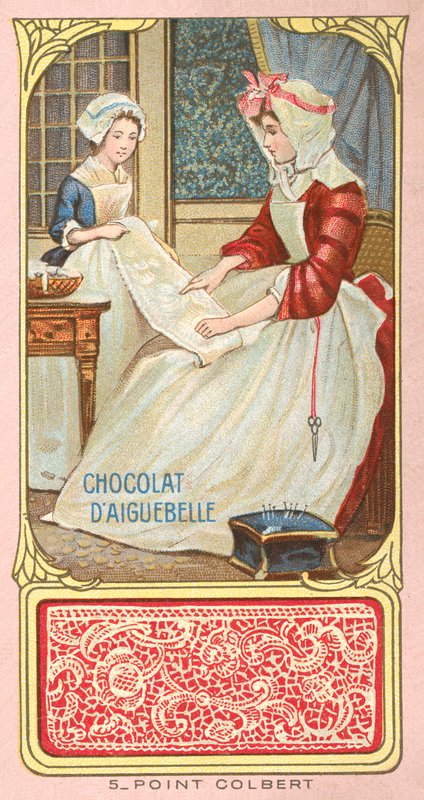 Nokta Colbert dantel by French School