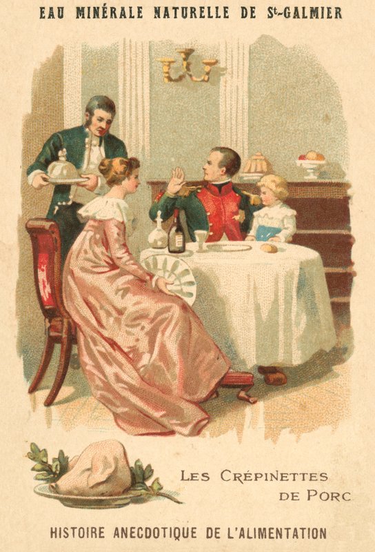 Domuz krepinettes (chromolitho) by French School
