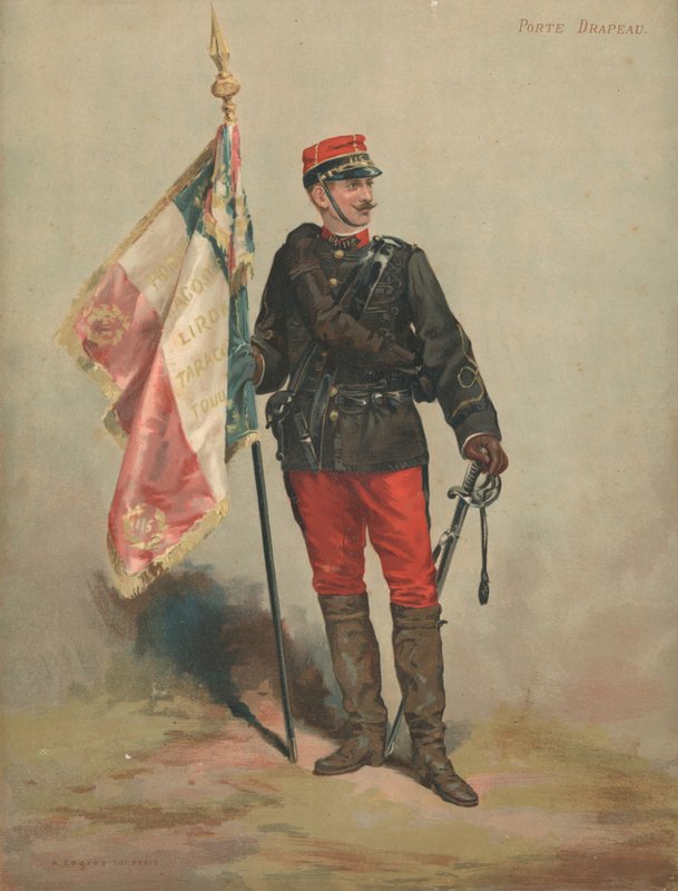 Bayrak taşıyıcı by French School