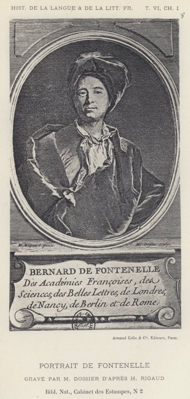 Fontenelle Portresi (lito) by French School