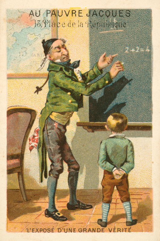 Büyük bir gerçeğin sunumu (chromolitho) by French School