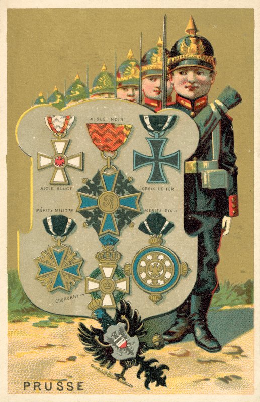 Prusya (kromolitho) by French School