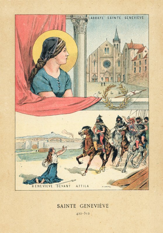 Aziz Genevieve by French School