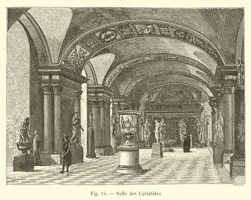 Karyatidler Odası by French School