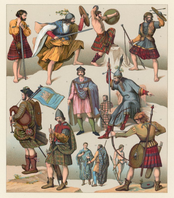 İskoçya Kostümü by French School