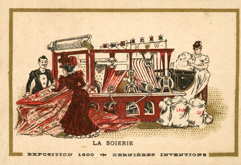 İpek yapımı (chromolitho) by French School
