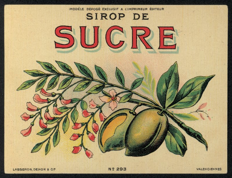 Şeker Şurubu reklamı (chromolitho) by French School