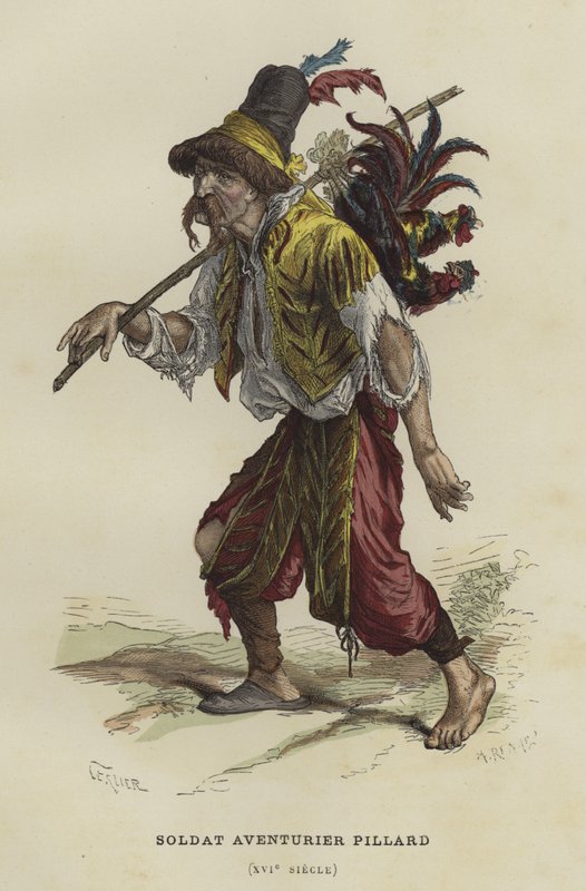 Asker ve yağmacı by French School