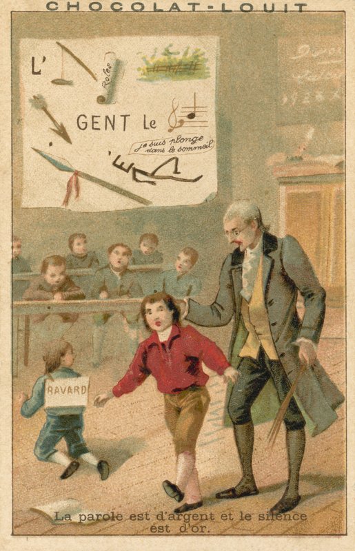 Söz gümüşse sükut altındır by French School