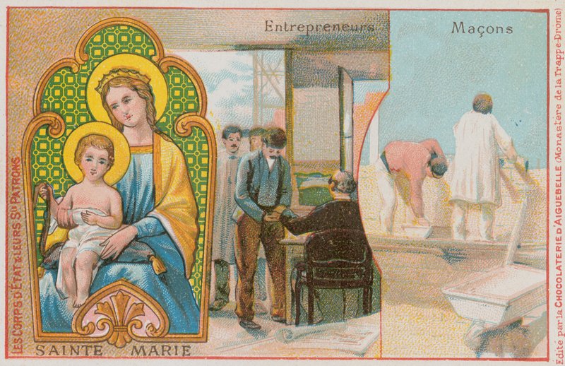 St Mary, girişimciler ve masonlar by French School