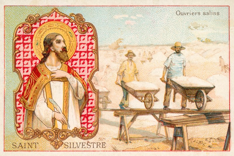 Aziz Sylvester (kromolitho) by French School
