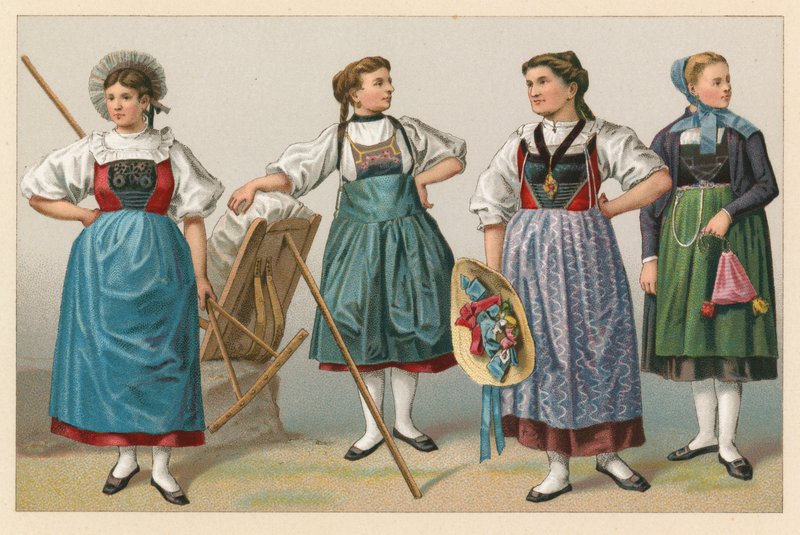 İsviçre Kostümü by French School