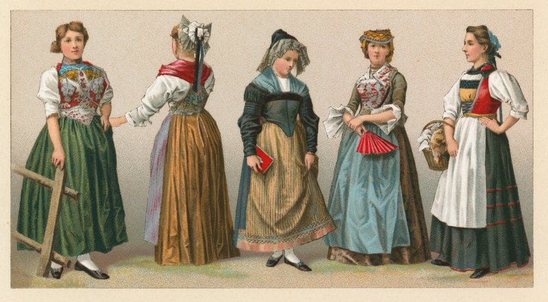 İsviçre Kostümü by French School