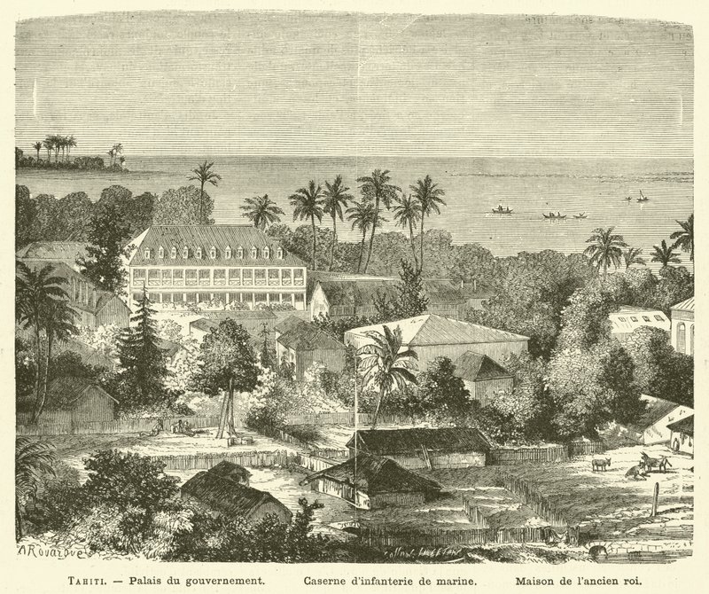 Tahiti (gravür) by French School
