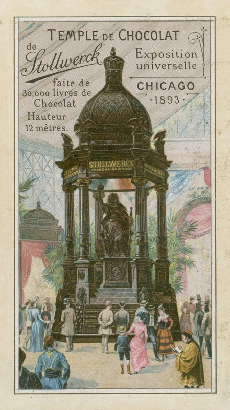 Stollwerck tarafından çikolata tapınağı by French School