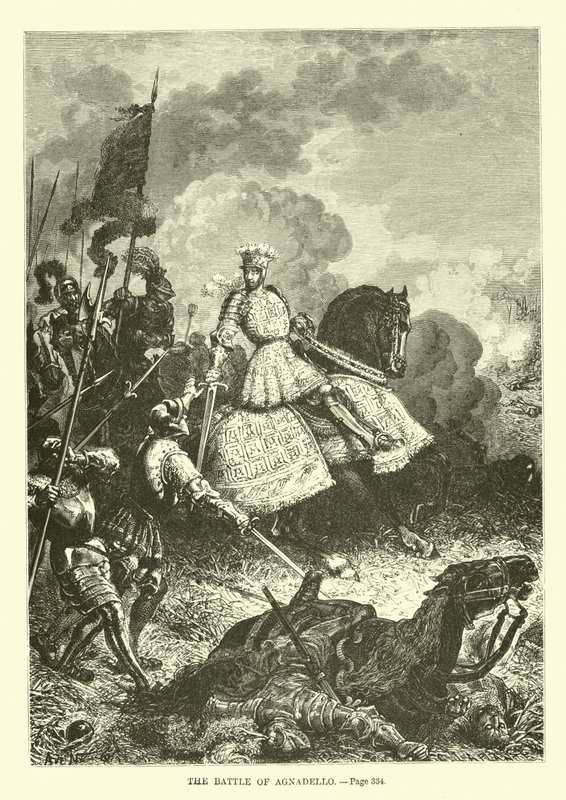 Agnadello Savaşı by French School