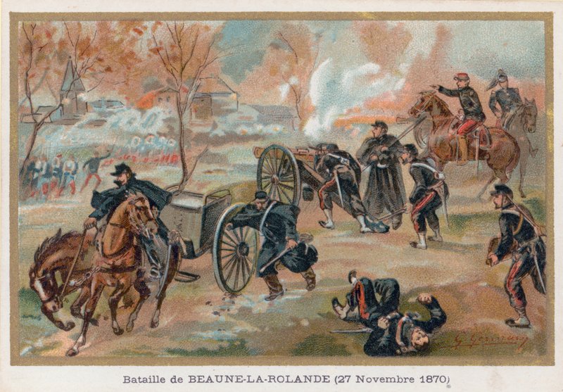 Beaune-La-Rolande Savaşı by French School