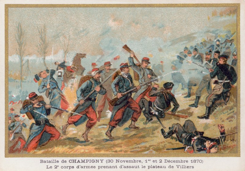 Champigny Savaşı by French School