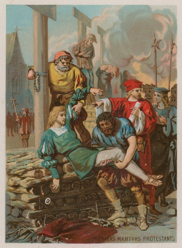 İlk Protestan Şehitleri by French School