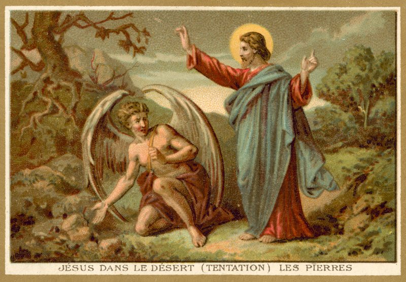 Mesih'in Günaha (chromolitho) by French School