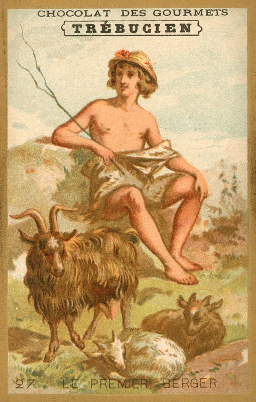 İlk çoban (chromolitho) by French School