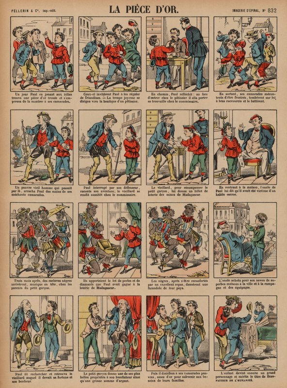 Altın sikke (renkli gravür) by French School