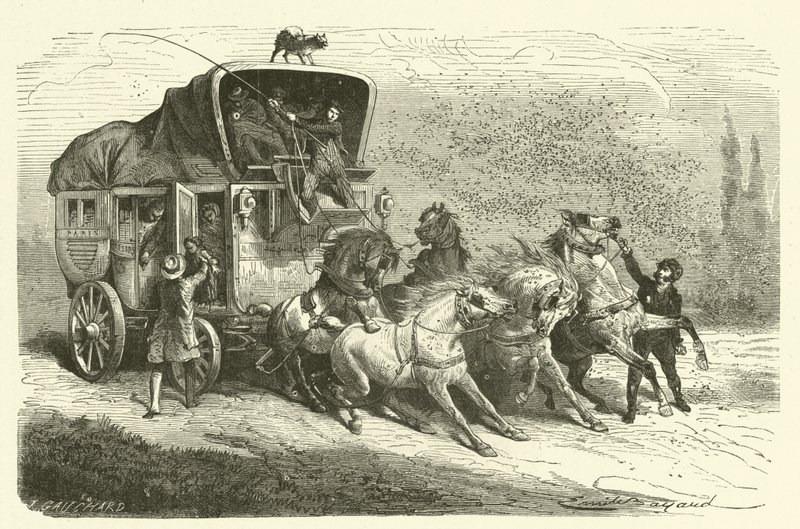 Böcek yağmuru (gravür) by French School