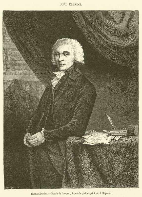 Thomas Erskine (gravür) by French School