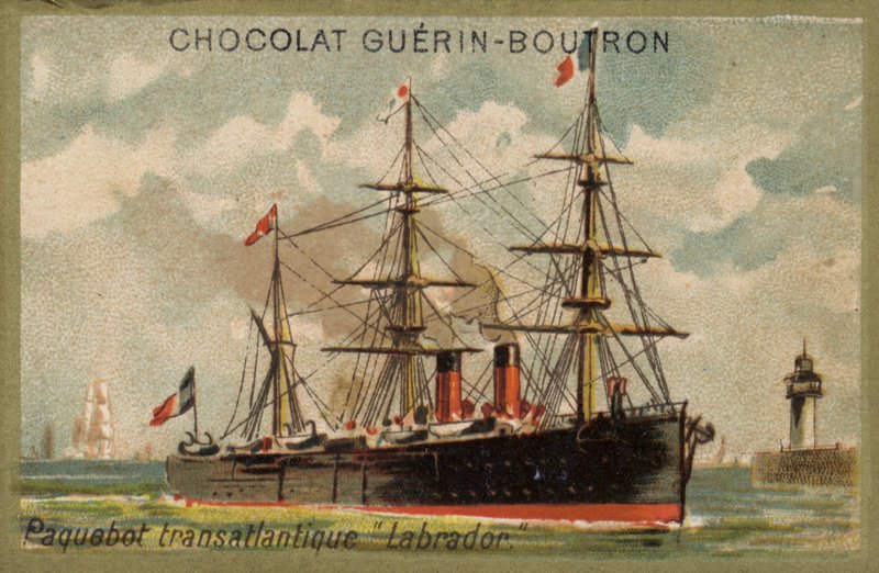 Transatlantik astar Labrador (chromolitho) by French School