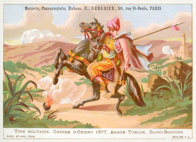 Türk bashi-bazuk, Rus-Türk Savaşı by French School