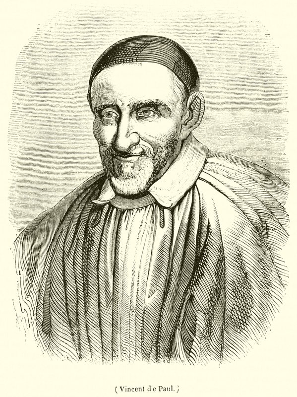 Vincent de Paul (gravür) by French School