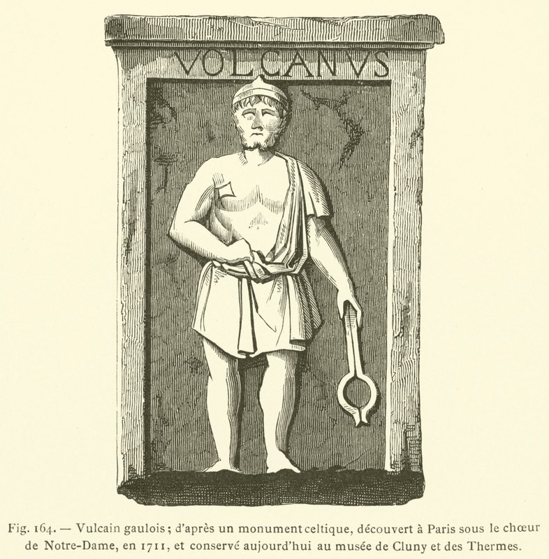 Galya Vulkan (gravür) by French School