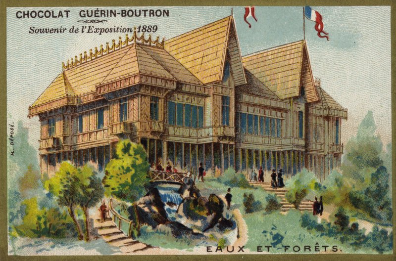 Sular ve ormanlar (chromolitho) by French School