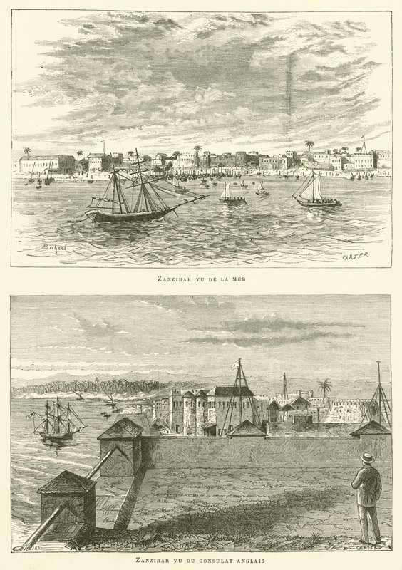 Zanzibar (gravür) by French School