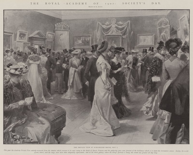 1902 Kraliyet Akademisi, Toplum Günü by G.S. Amato
